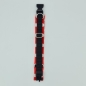 Preview: Halsband schwarz & rot mit weißen Punkten